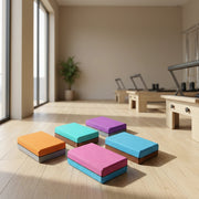 Bloc Yoga & Pilates DuoFlex EVA – Stabilité Bicolore & Alignement