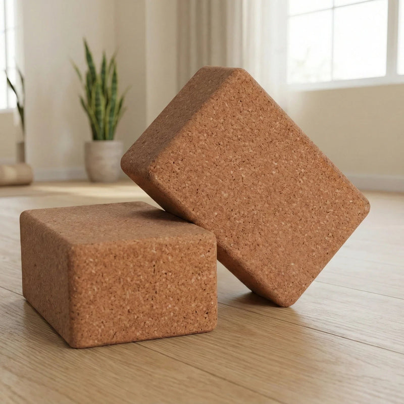 Bloc Yoga & Pilates CorkBlock – Liège Naturel Haute Stabilité